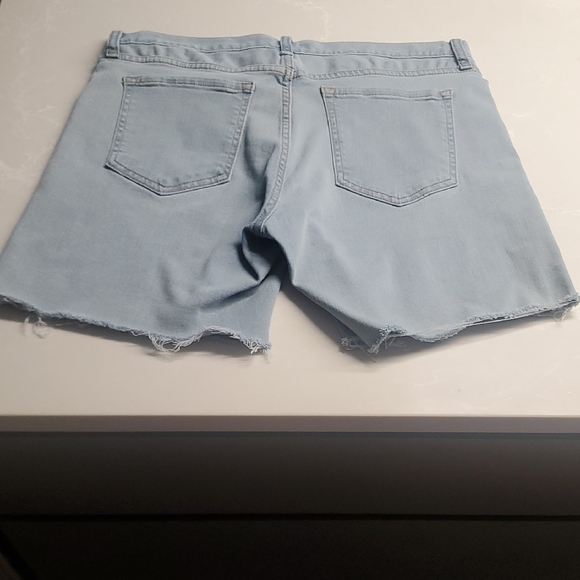 Banana Republic Blue Jean Shorts Distressed Cut-Offs - Picture 4 of 5
